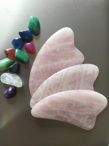 Gua Shas De Cuarzo Rosa