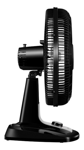 Imagem 2 de 3 de Ventilador de mesa Mondial VTX-40-8P turbo preto com 8 pás cor prata, 40 cm de diâmetro 127 V
