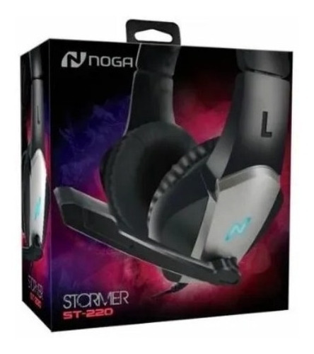 Imagen 3 de 5 de Auriculares Silver Dragon Microfono St-220 Pc Stormer Noga