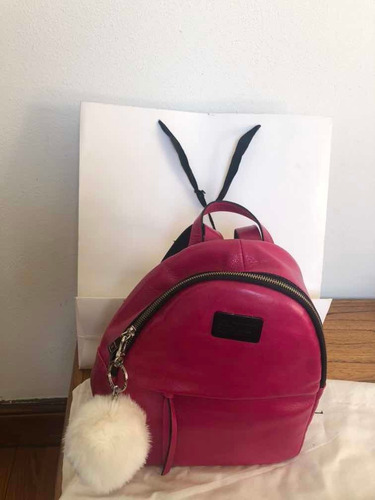 Mochila Prune Olympia Cuero Nueva Con Bolsa Original