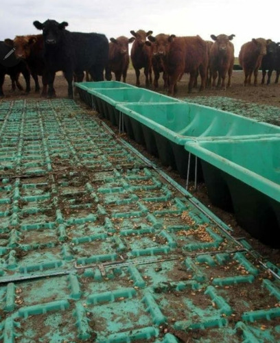 Bebedero Comedero Feed Plast De 1.6m De 230lts Ganado Vacas
