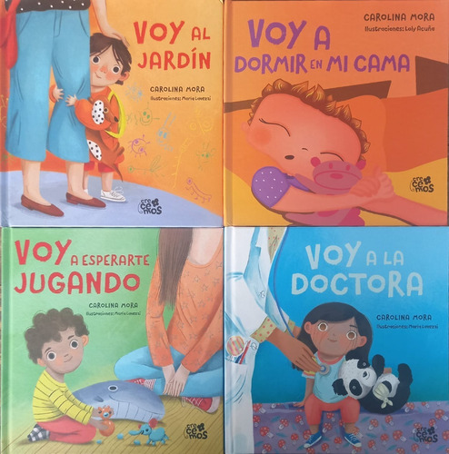 4 Libros - Voy Jardín + Esperarte + Doctor + Dormir Ateneo