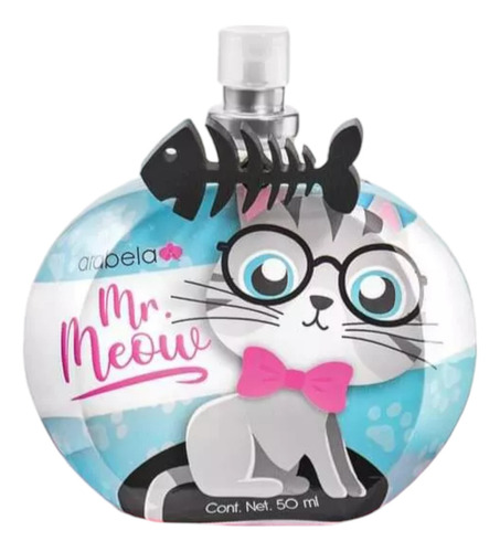 Mr Meow Fragancia Juvenil 50ml Aroma Floral Frutal Arabela Volumen De La Unidad 50 Ml