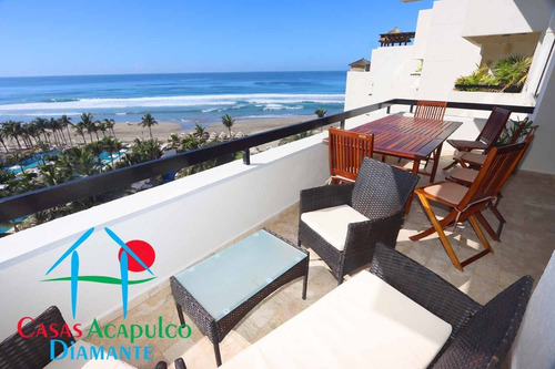 Imagen 2 de 30 de Cad Torre Uno 802. Departamento De Playa. Terraza Con Vista Al Mar