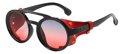 Gafas De Sol Steampunk Rustic Mad Max  Bullet Rojo