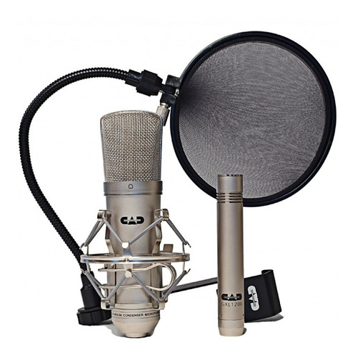 Pack De Micrófonos Cad Audio Gxl2200, Gxl1200, Antipop Epf15