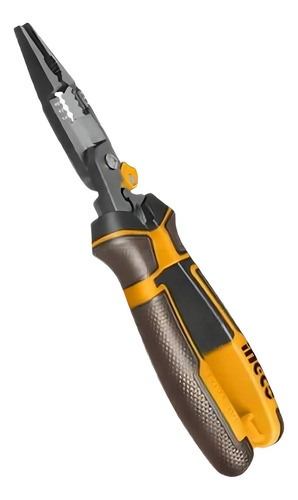 Pinza Alicate Pelacable Universal 6 En 1 Ingco Hmflnp28200