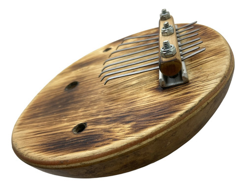 Kalimba Artesanal Média Com 8 Teclas Cabaça