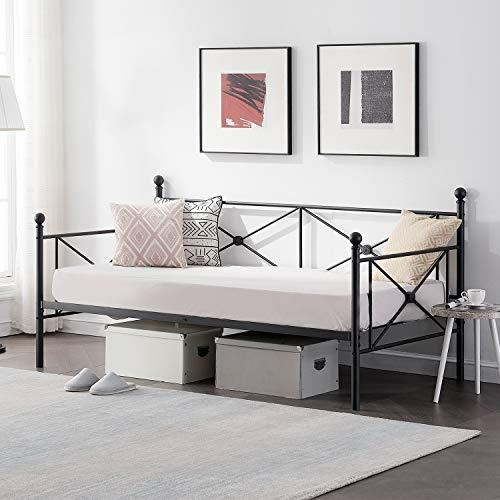 Classic Metal Daybed Frame Multifuncional Colchy Foundat