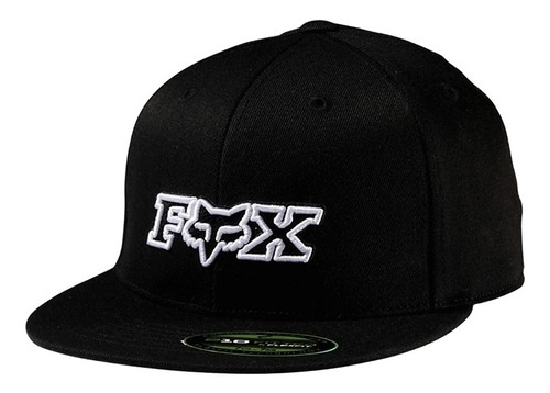 Boné Fox Protocol Fitted Preto Aba Reta - Original