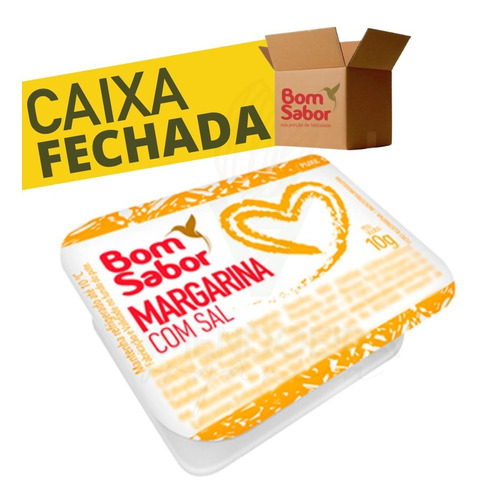 Mini Margarina Bom Sabor Potinho Blister Saches 10g -  144un