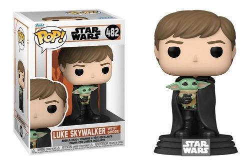 Pop! Funko Luke Skywalker C/ Baby Yoda #482 | Star Wars