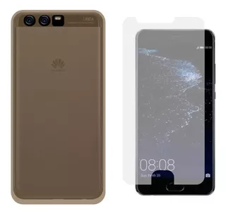 Combo Funda Protector Tpu Huawei P10 Plus + Mica De Cristal