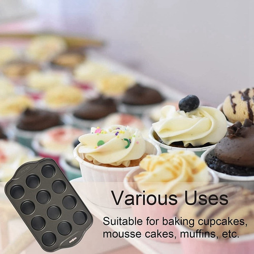 Pack De 2moldes For Mini Muffins De Tarta De Queso Con Fondo
