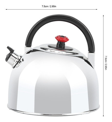 Timer De Cocina En Forma De Tetera De 60 Minutos De Acero In