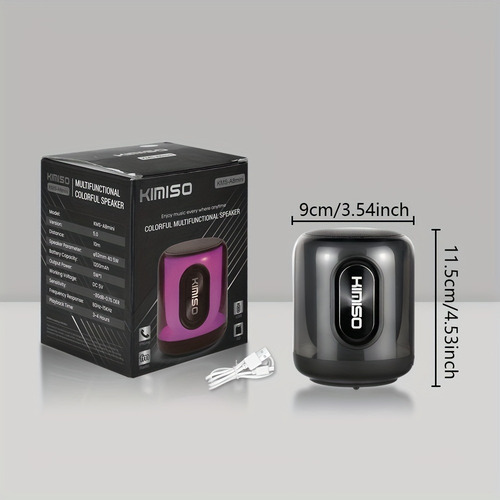 Bluetooth Mini Kimiso-a8 Mini - Subwoofer, Luces Led, Portát