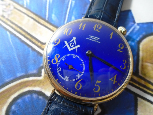 Tissot Antigo Símbolo Maçonaria Cal 38.2 Ano 1941