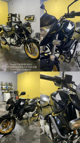 Honda Cb300r Preta Flex, Top De Linha