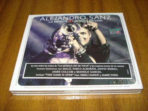 Cd+dvd Alejandro Sanz / La Musica No Se... (nuevo Y Sellado)