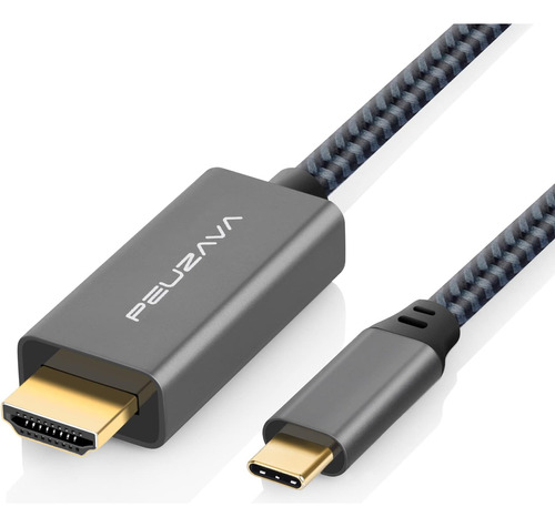 Peuzava Cable Usb C A Hdmi De 6 Pies, Preminum 4k Tipo C (ca