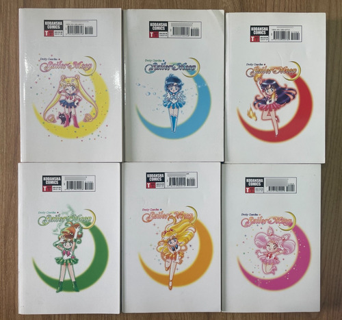 Mangá Importado Sailor Moon Em Inglês Volumes 1 - 6 (Usado)