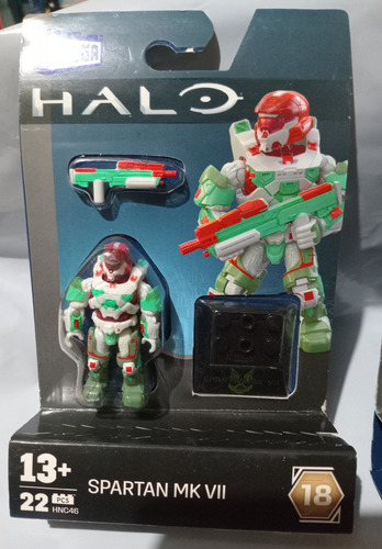 Halo Mega Construx Héroes Spartan Mark 7 (Usado)
