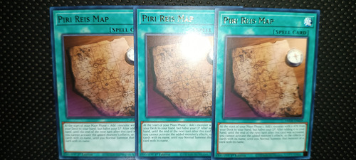 Set 3 Cartas Yugioh Piri Reís Map Rara