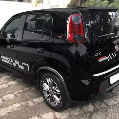 Adesivo Fiat Uno Sporting 2013 Faixa Lateral Carro Uns2013