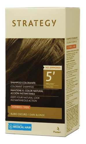 Strategy Shampoo Colorante Rubio Oscuro Efecto Inmediato