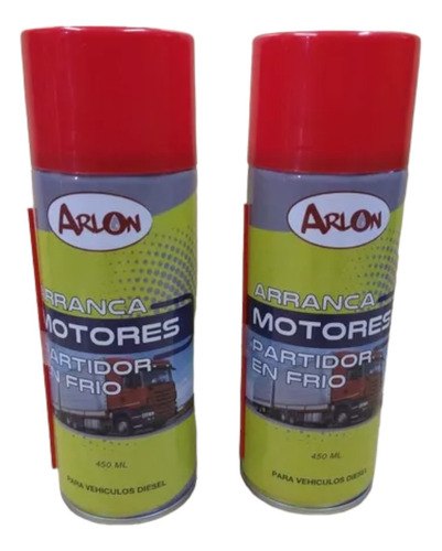 2 Aerosol Arranca Motores 450 Ml C/u  Diesel -gasolina