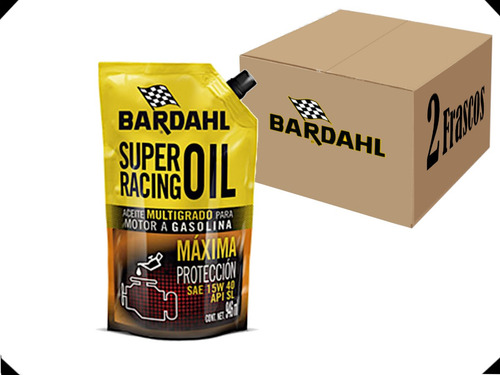 Lubricante Aceite Multigrado Super Racing Oil 946ml 2 Piezas