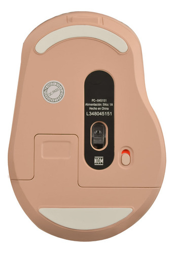 Mouse Perfect Choice Óptico Pc-045151 Inalámb 1600dpi Caqui