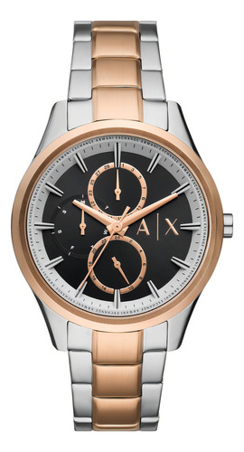 Reloj Hombre Armani Exchange Dante Ax1882 De Acero Oro Rosa