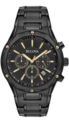 Reloj Bulova Cronógrafo Multi Dial Cuartzo 43mm En Oferta!