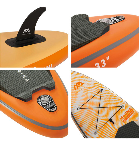 Sup Inflable / Magma 2021 Aqua Marina 10´2 Pies Color Naranja