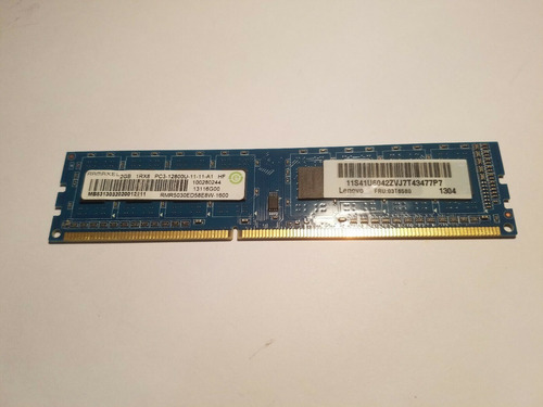 Memoria Ram 2gb Ddr3 Pc3- 12800u Ramaxel