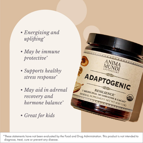 Suplemento De Hongos Orgánicos Anima Mundi Apothecary 113 G