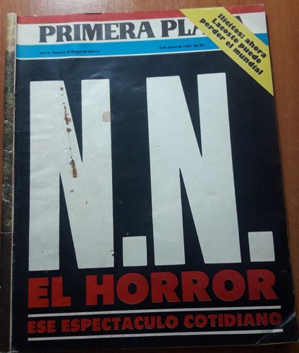 Revista Primera Plana N°36  6 De Enero De 1984