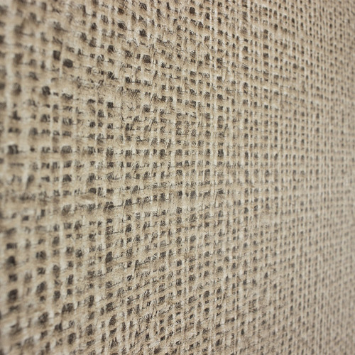 Papel De Parede Tecido Juta Bege+ Cola Inclusa 4033