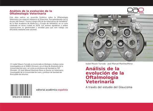 Libro: Análisis De La Evolución De La Oftalmología Veterinar