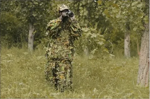 Roupa Camuflada Ghillie Sniper 3d ( Calça + Jaqueta) Gg E Xg