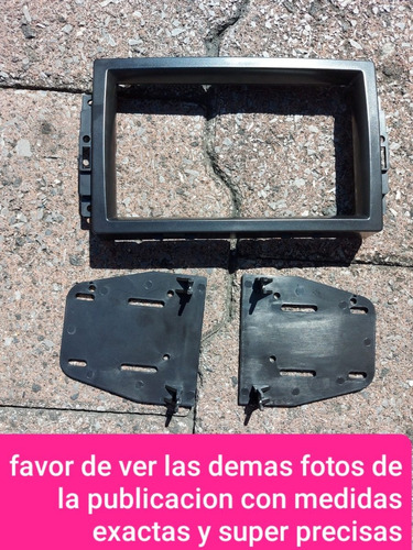 Base Frente Estereo Doble Din Jeep Wrangler 2007 2012