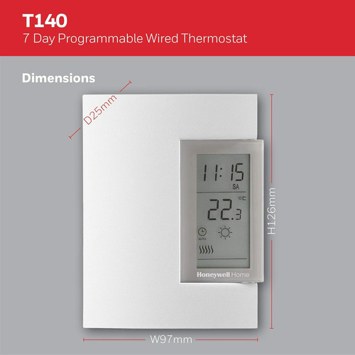 Honeywell Home T140c110aeu T140 7-días Termostato