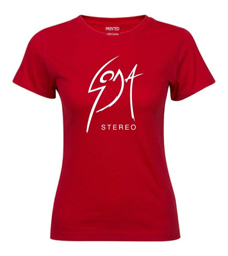 Polera Mujer Estampada Soda Stereo - Soda