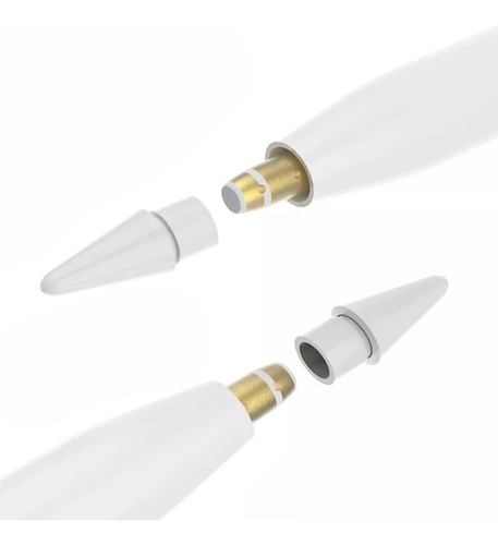 Imagen 3 de 8 de Combo Punta Y Tapa Magnética Compatible Con Apple Pencil 1