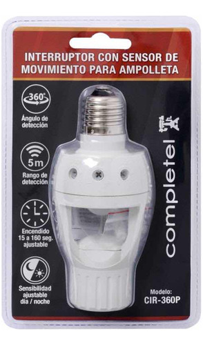 Interruptor Con Sensor De Movimiento Completel
