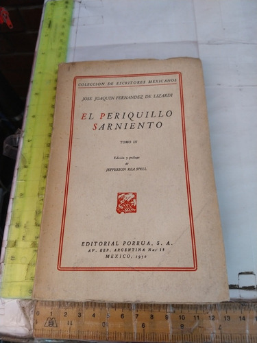 El Periquillo Tomo Iii Sarniento José J Fernández De Lizardi