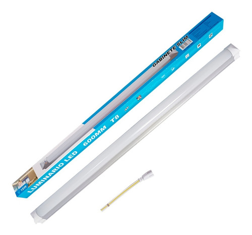 Tubo Led 48w Con Base 120cm Luz Blanca Bj