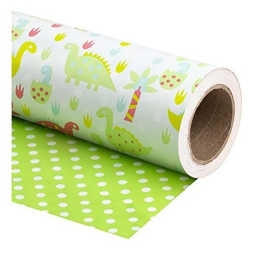 Papel De Regalo Reversible Wrapaholic - 24puLG X 100' Rollo