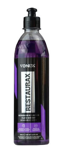 Restaurador De Plasticos Restaurax Vonixx 500ml Renovador